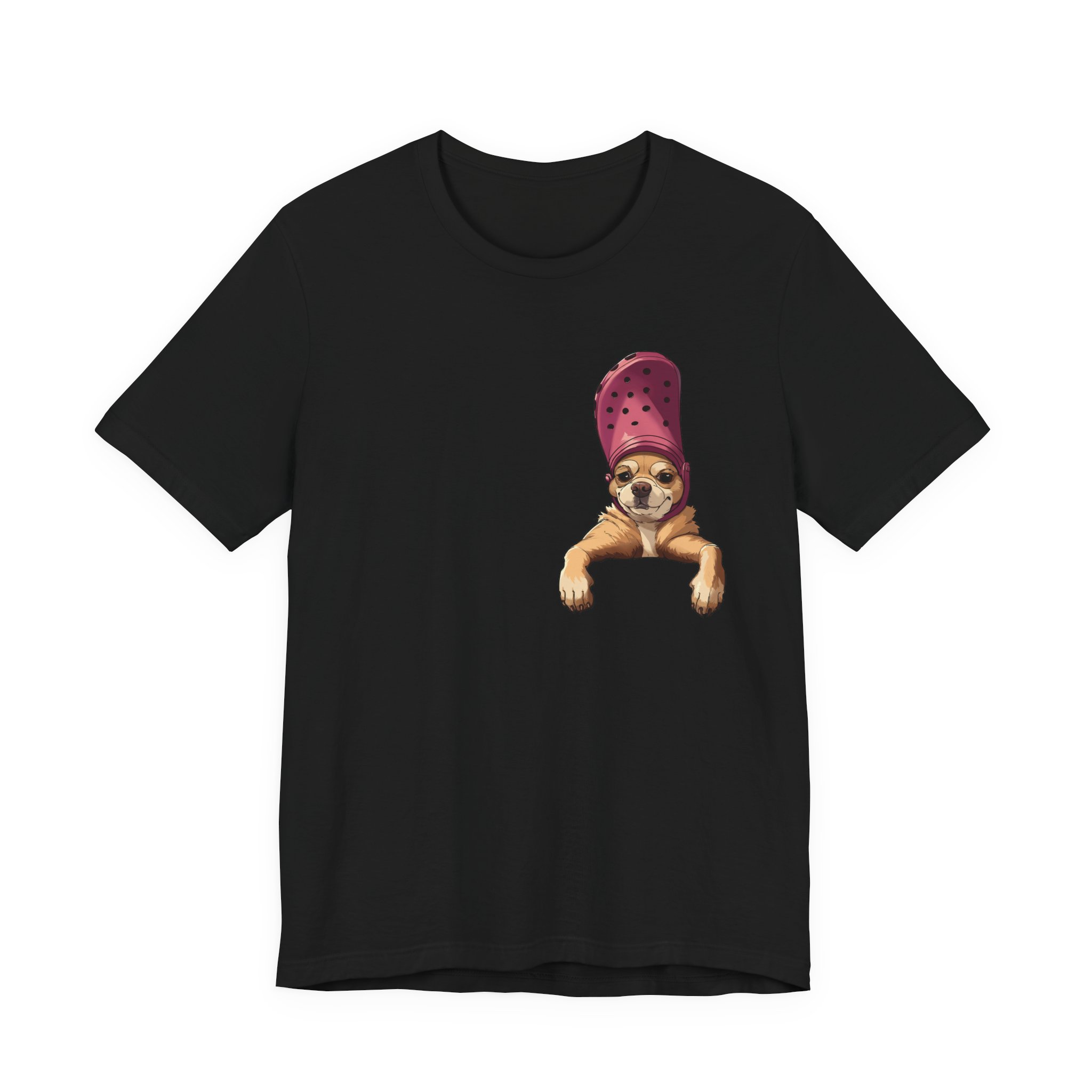 Chihuahua in a Croc-Hat Tee